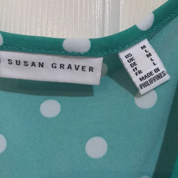 Green spring like sleeveless dress. Size medium. - Picture 2 of 5